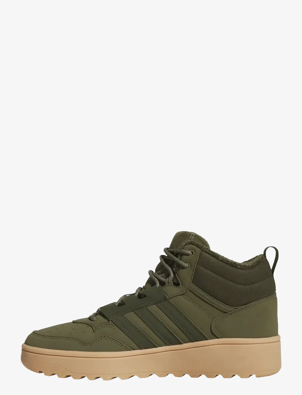 adidas Sportswear - HOOPS 4.0 MID WINTERIZED - vinterkängor - olistr/ngtcar/gum4 - 2