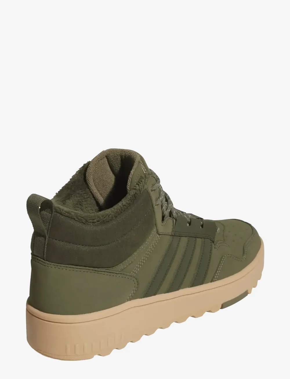 adidas Sportswear - HOOPS 4.0 MID WINTERIZED - vinterkängor - olistr/ngtcar/gum4 - 3
