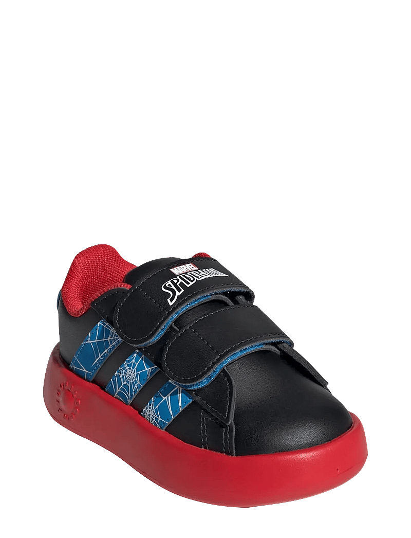 adidas Sportswear - GRAND COURT SPIDER-MAN CF I - ar zemu augšdaļu - cblack/brblue/purrub - 1