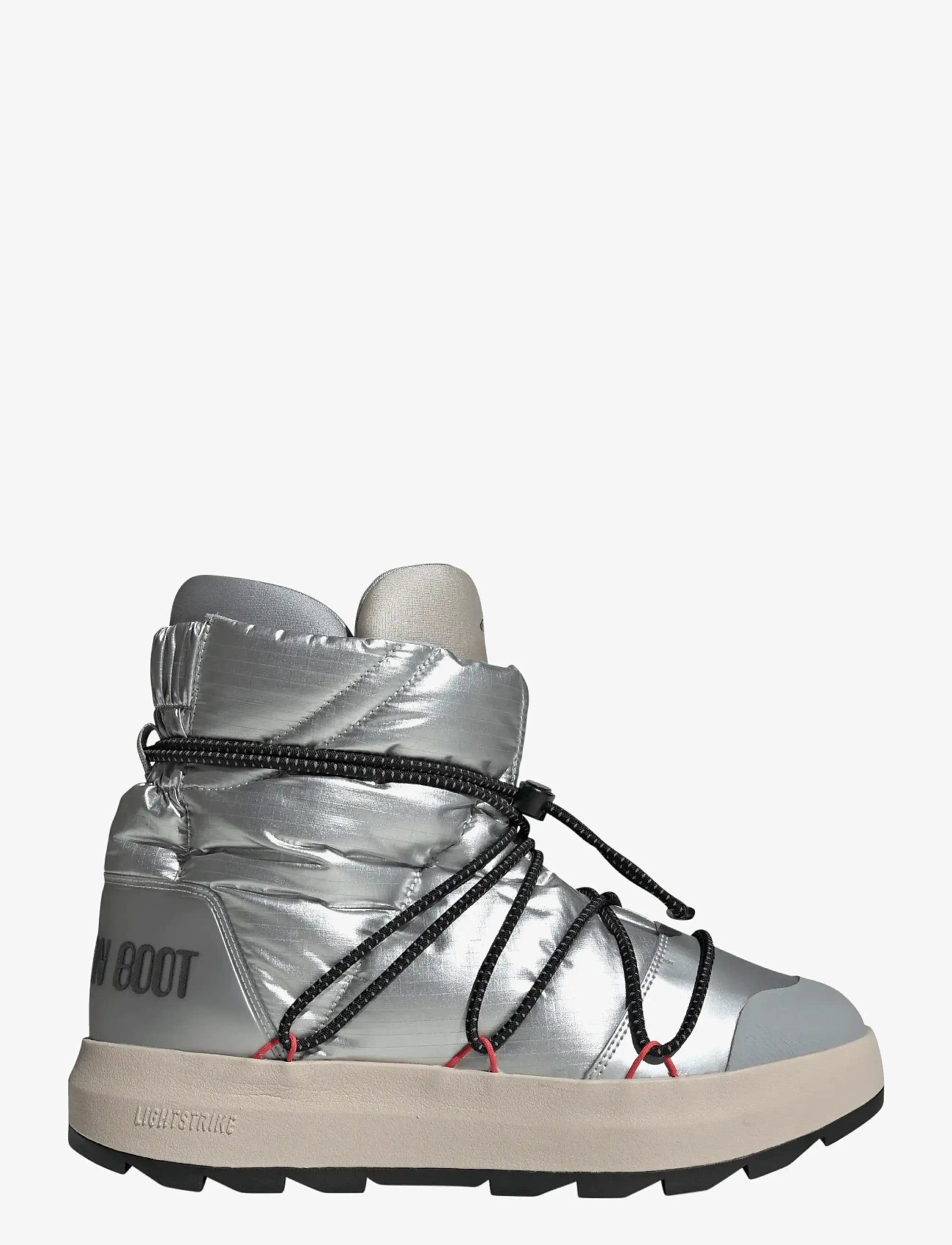 adidas Sportswear - ADIDAS X MOONBOOT ACE - vinterkängor - msilve/cblack/lucred - 1