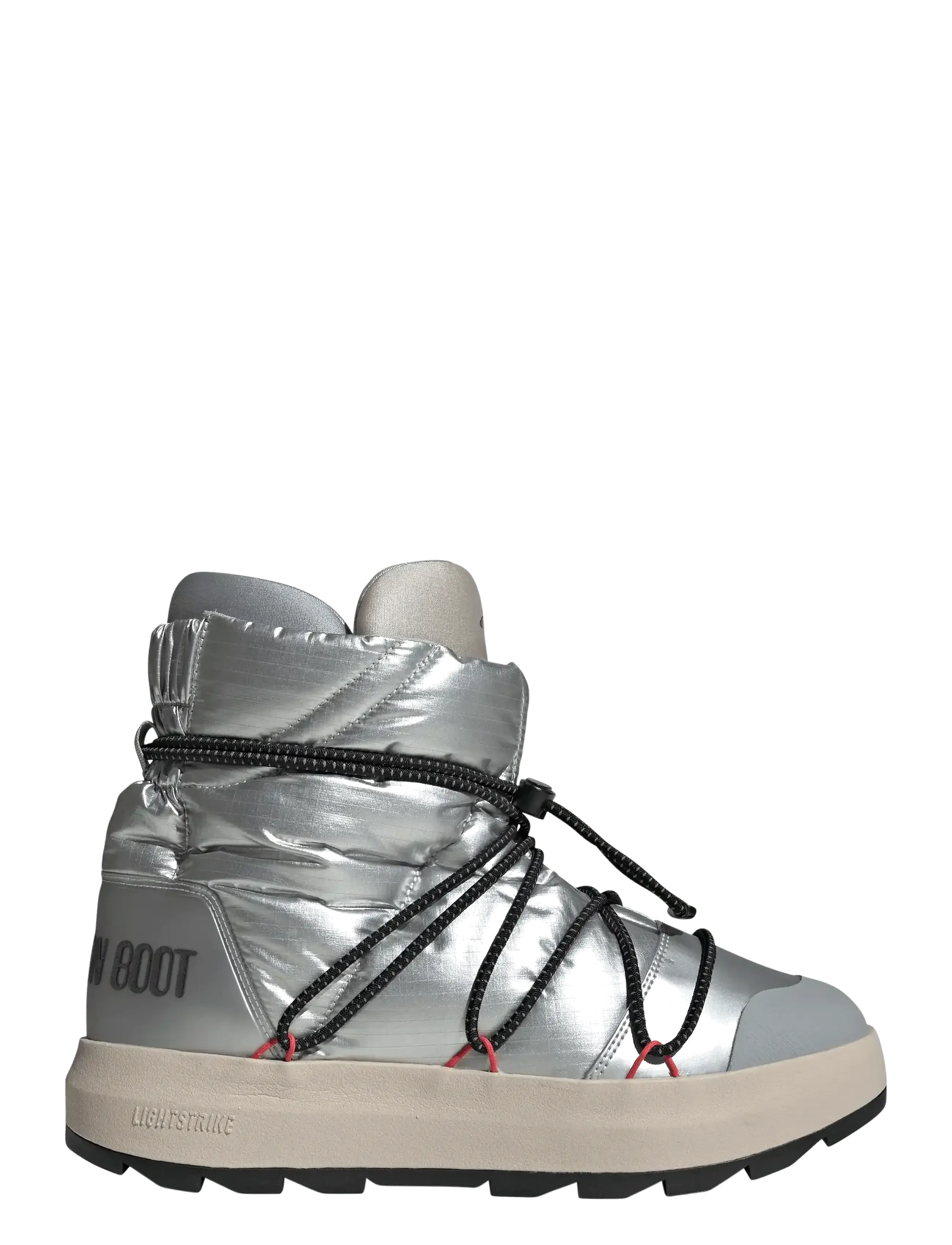 adidas Sportswear - ADIDAS X MOONBOOT ACE - vinterstøvler - msilve/cblack/lucred - 1