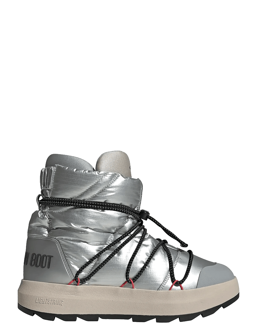 adidas Sportswear - ADIDAS X MOONBOOT ACE - vinterstøvler - msilve/cblack/lucred - 1