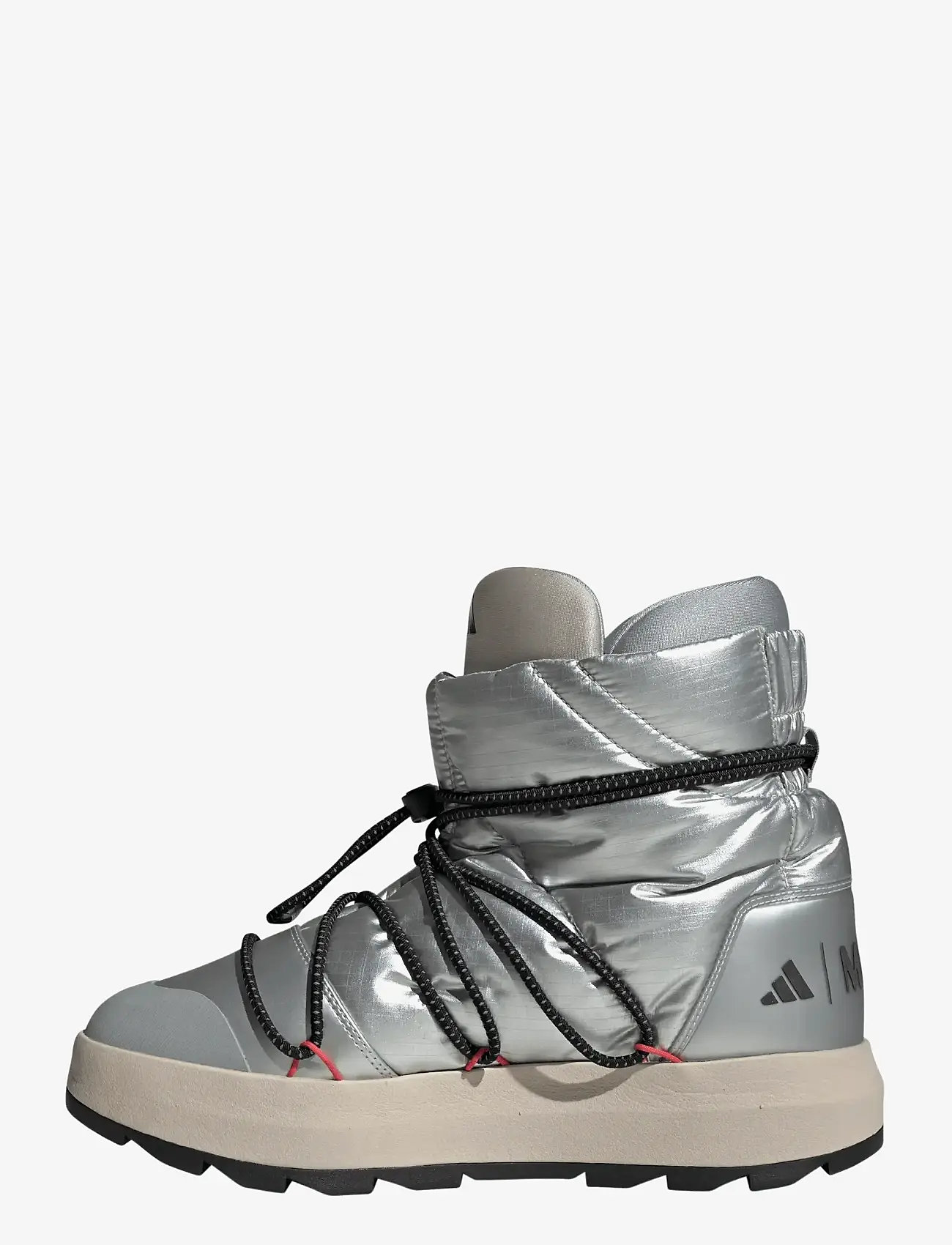 adidas Sportswear - ADIDAS X MOONBOOT ACE - vinterkängor - msilve/cblack/lucred - 2