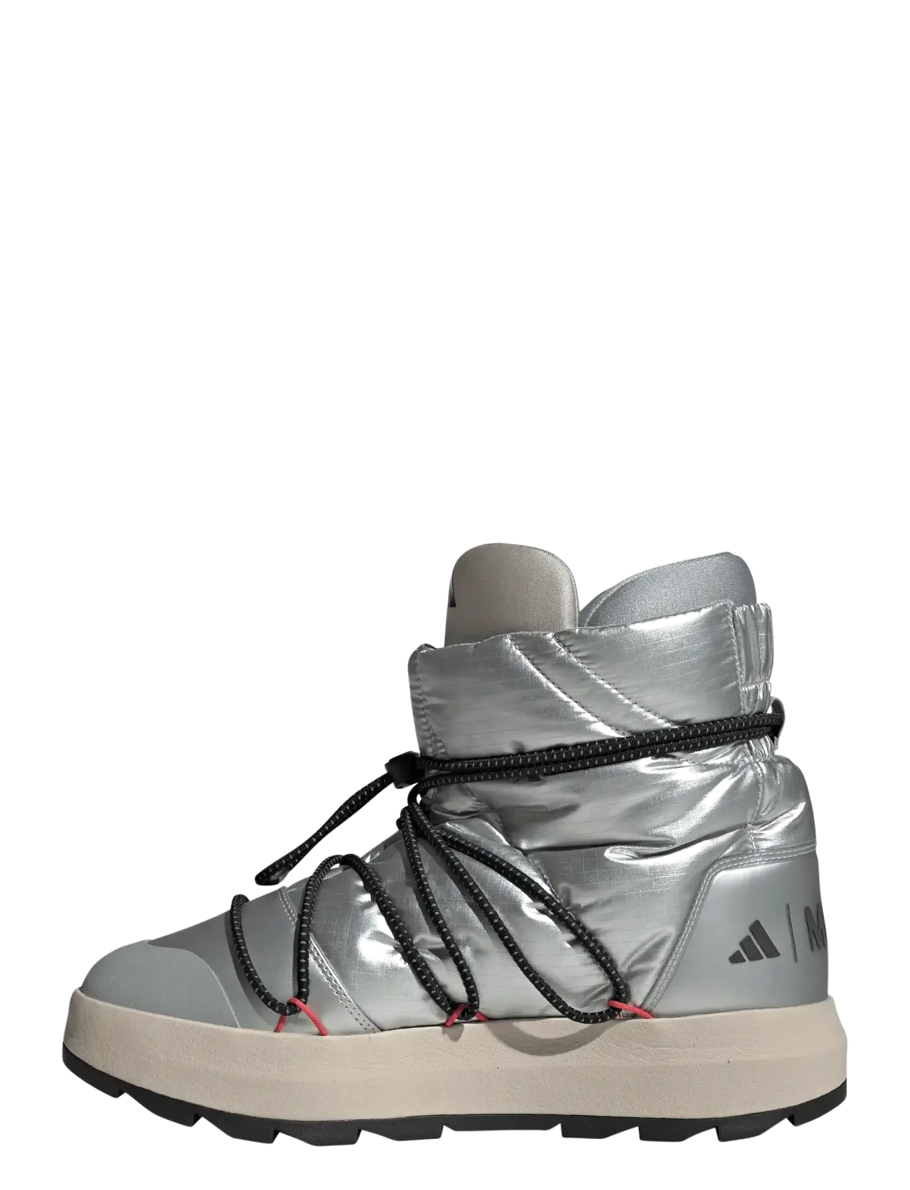 adidas Sportswear - ADIDAS X MOONBOOT ACE - vinterstøvler - msilve/cblack/lucred - 2