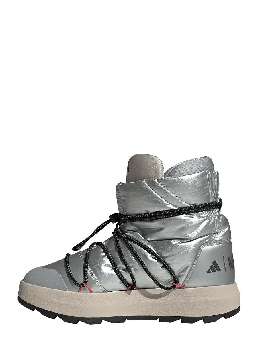 adidas Sportswear - ADIDAS X MOONBOOT ACE - vinterstøvler - msilve/cblack/lucred - 2
