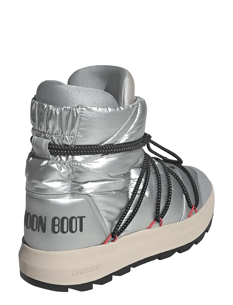 adidas Sportswear - ADIDAS X MOONBOOT ACE - vinterstøvler - msilve/cblack/lucred - 3