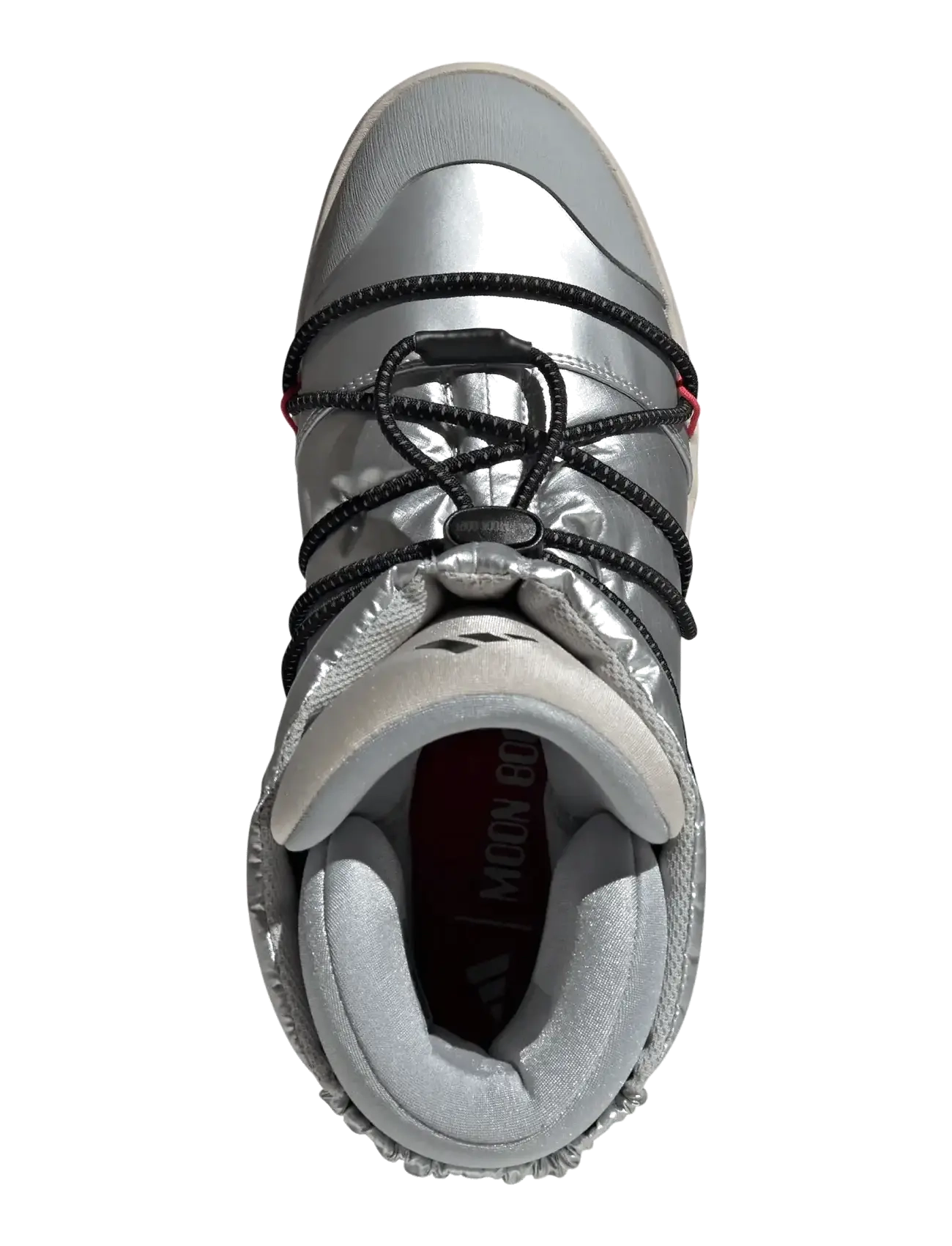 adidas Sportswear - ADIDAS X MOONBOOT ACE - vinterstøvler - msilve/cblack/lucred - 4