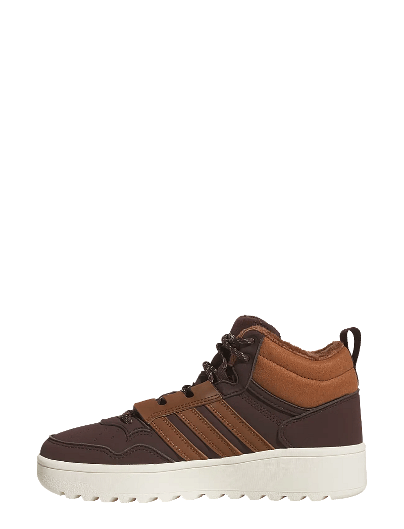adidas Sportswear - HOOPS 4.0 MID WINTERIZED J - ar augstu augšdaļu - shabrn/supcol/owhite - 2
