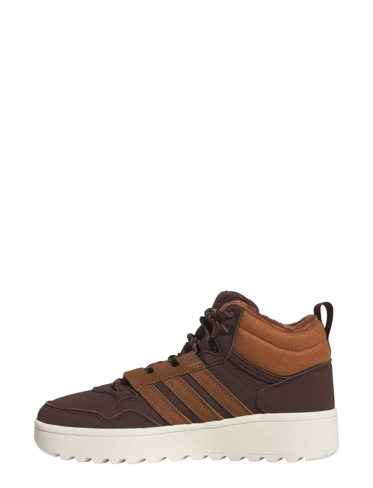 adidas Sportswear - HOOPS 4.0 MID WINTERIZED J - high-top sneakers - shabrn/supcol/owhite - 2