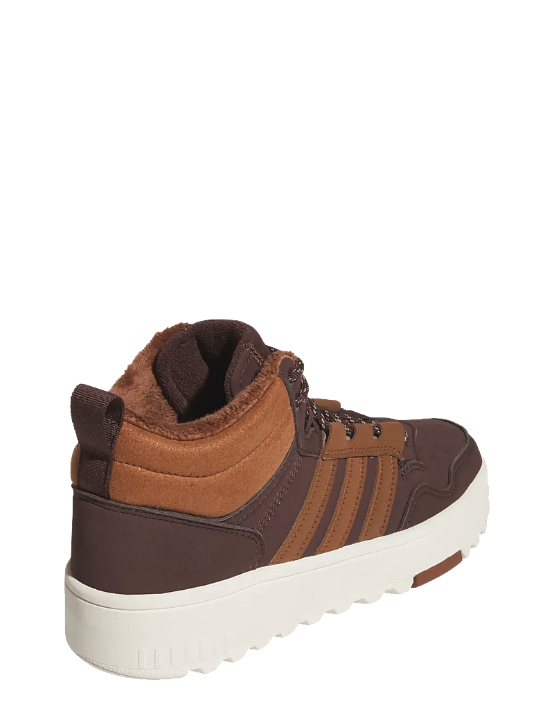 adidas Sportswear - HOOPS 4.0 MID WINTERIZED J - ar augstu augšdaļu - shabrn/supcol/owhite - 3