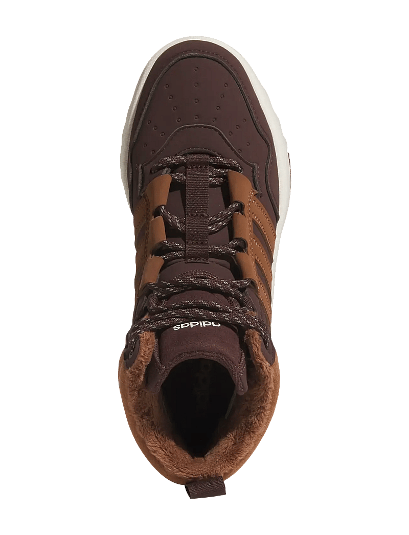 adidas Sportswear - HOOPS 4.0 MID WINTERIZED J - ar augstu augšdaļu - shabrn/supcol/owhite - 4