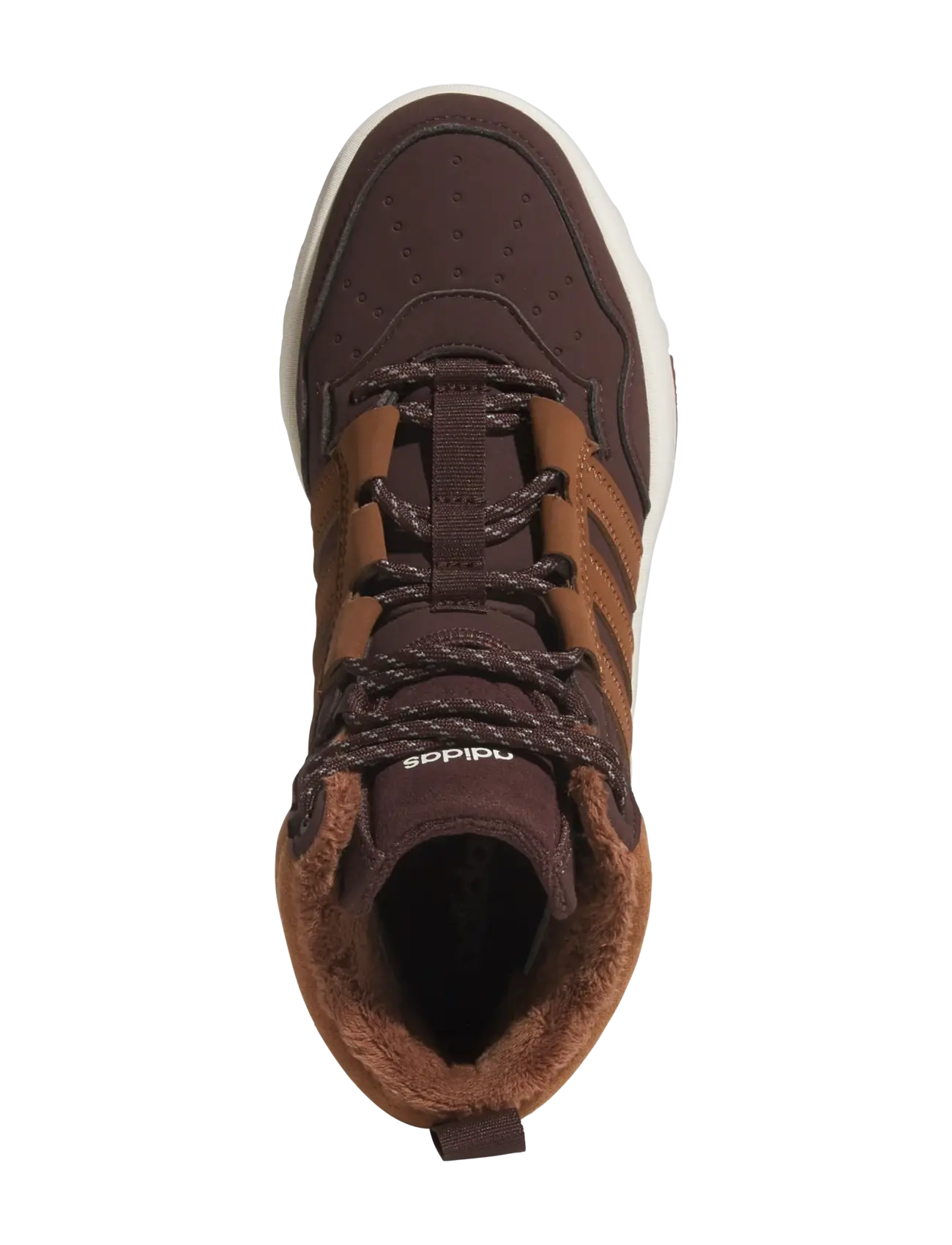 adidas Sportswear - HOOPS 4.0 MID WINTERIZED J - high-top sneakers - shabrn/supcol/owhite - 4