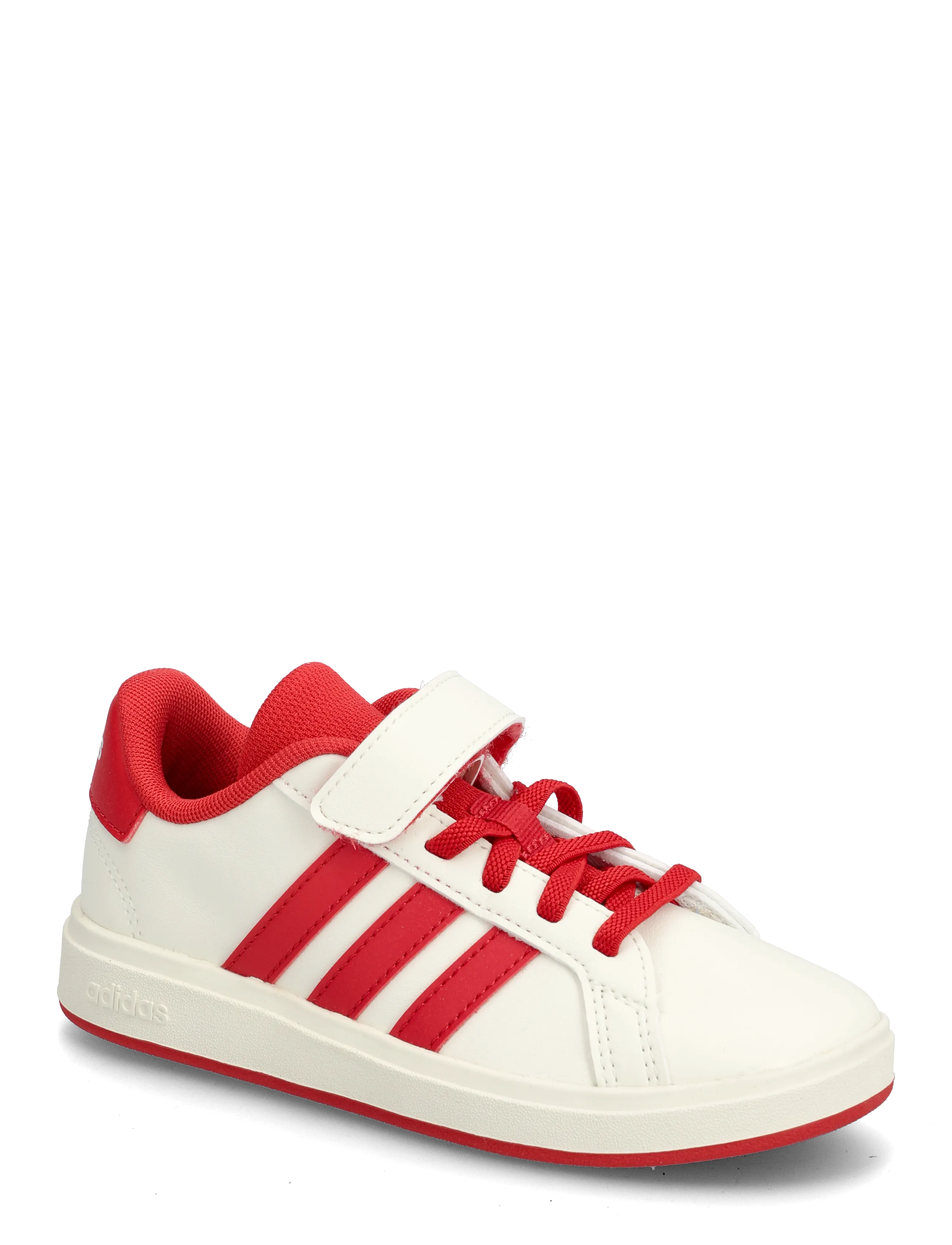 adidas Sportswear GRAND COURT 2.0 EL C - Sneakersy - OWHITE/COLRED/CBLACK / white