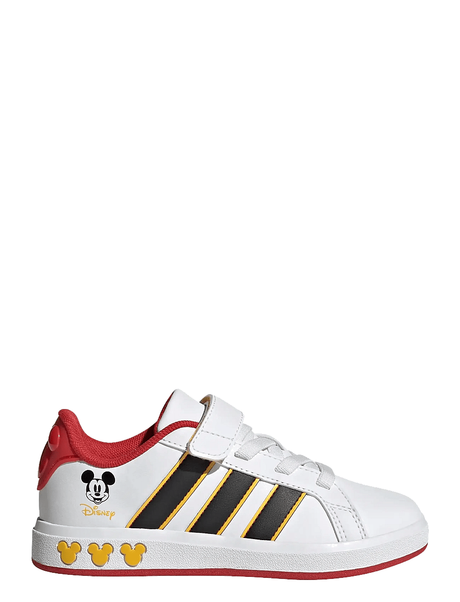 adidas Sportswear - GRAND COURT MICKEY EL K - baskets basses - ftwwht/cblack/bogold - 1
