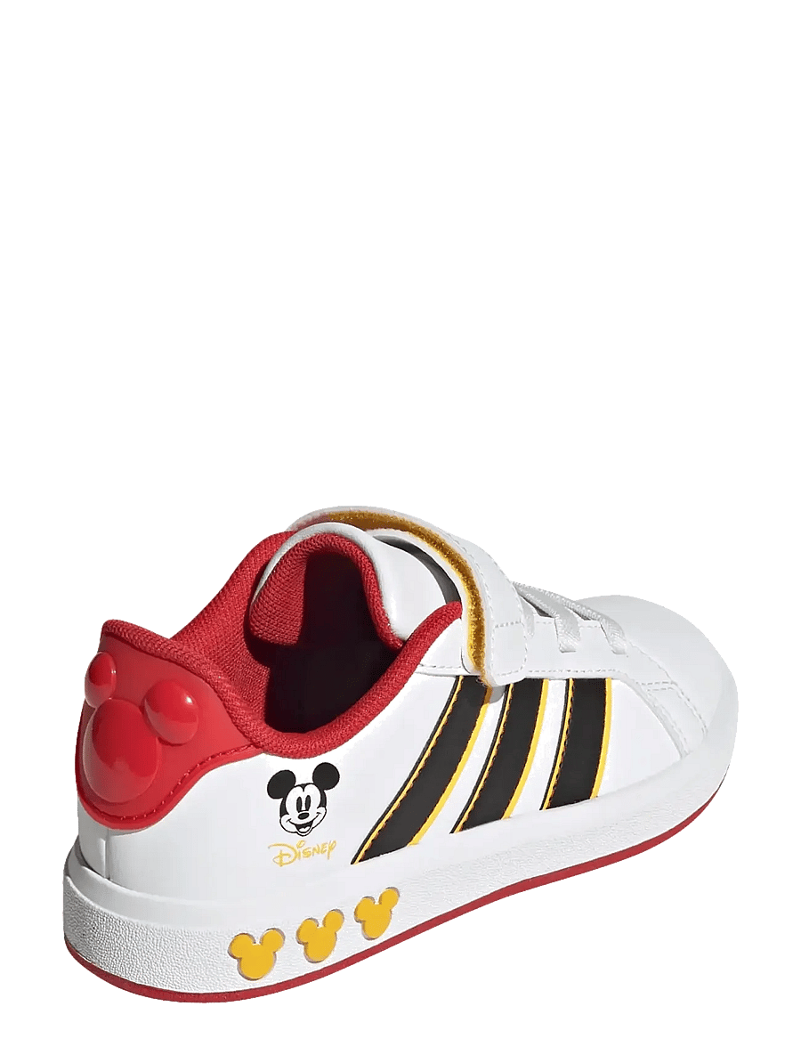 adidas Sportswear - GRAND COURT MICKEY EL K - baskets basses - ftwwht/cblack/bogold - 3