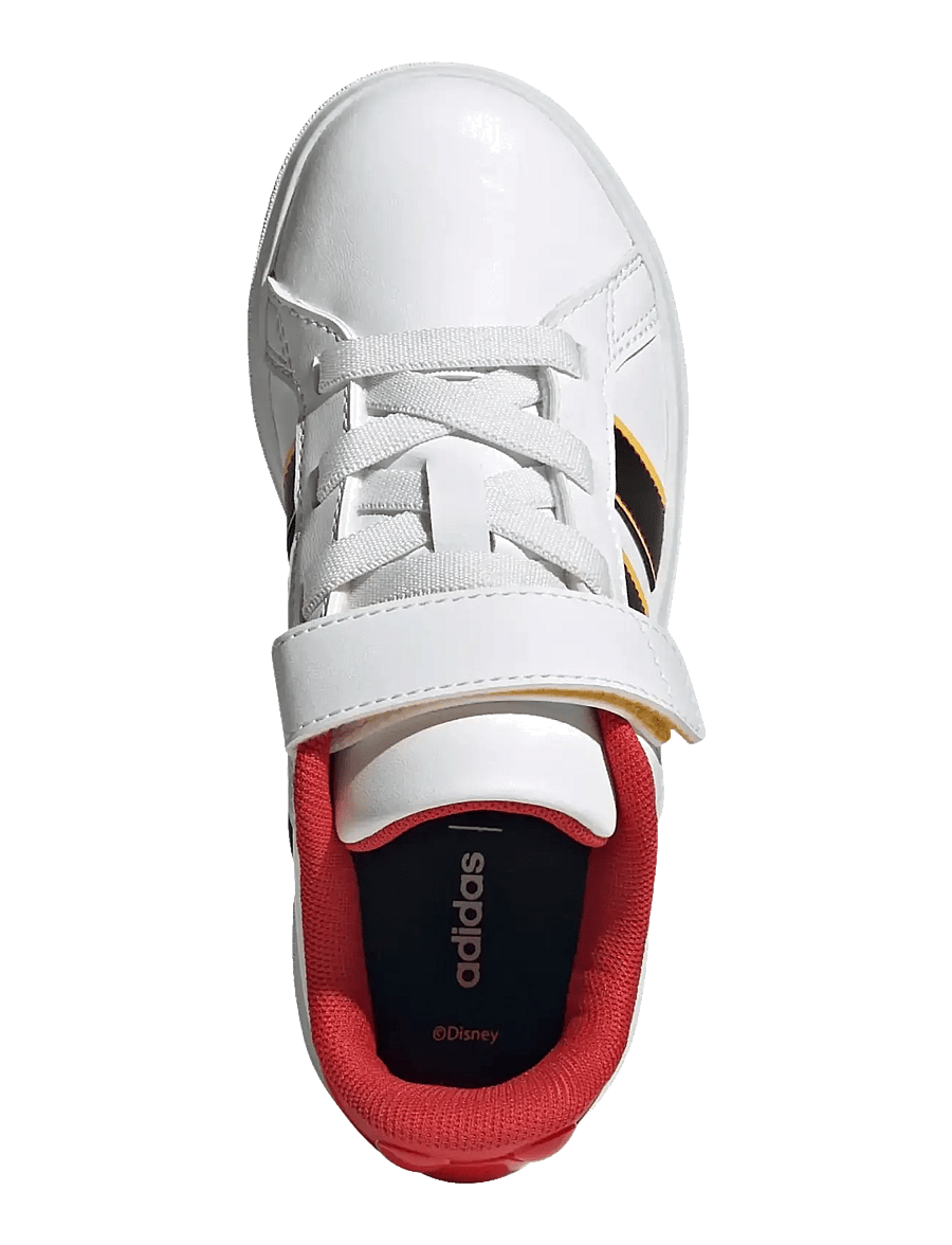 adidas Sportswear - GRAND COURT MICKEY EL K - baskets basses - ftwwht/cblack/bogold - 4