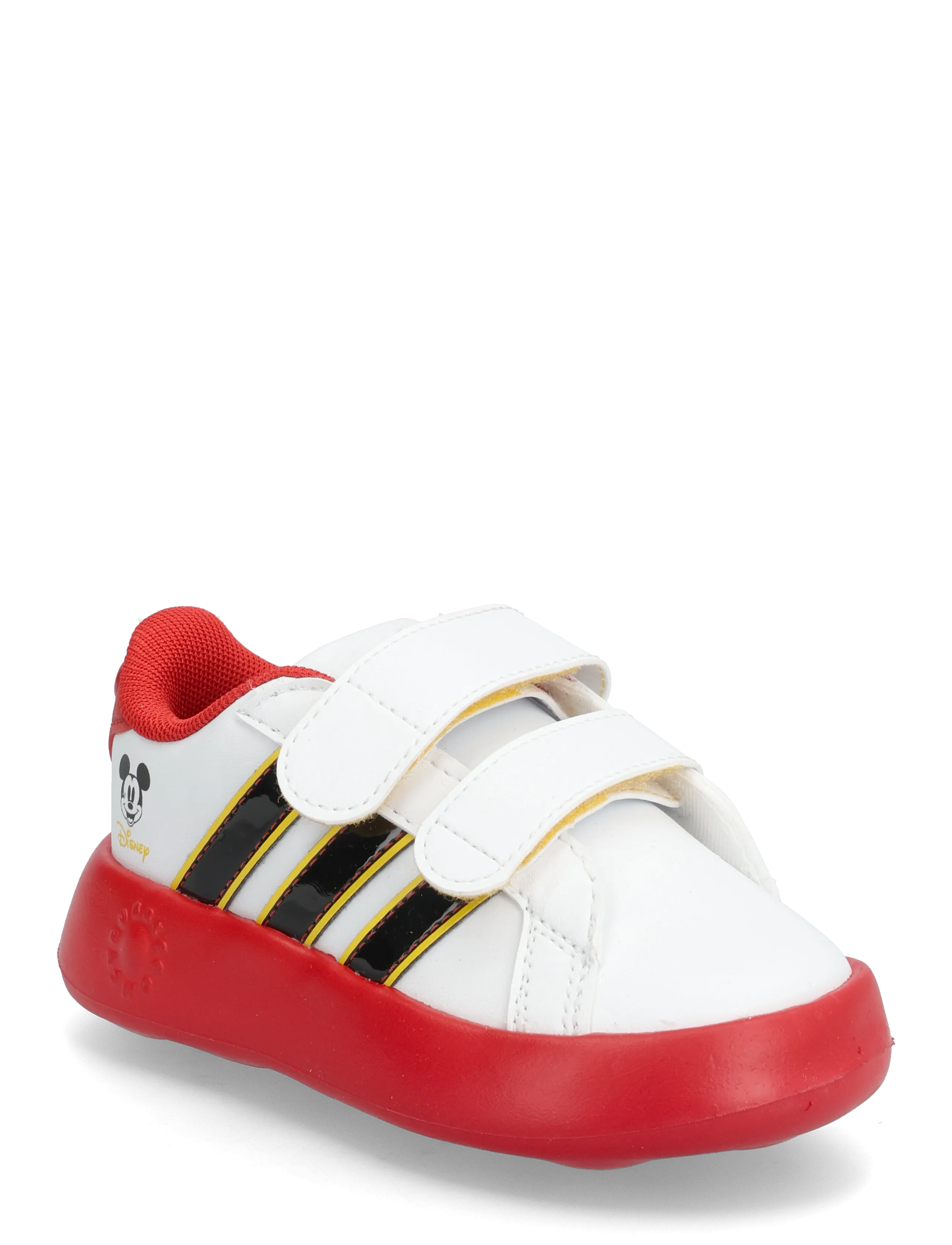 adidas Sportswear GRAND COURT MICKEY CF I - Sneakers - FTWWHT/CBLACK/BOGOLD / white