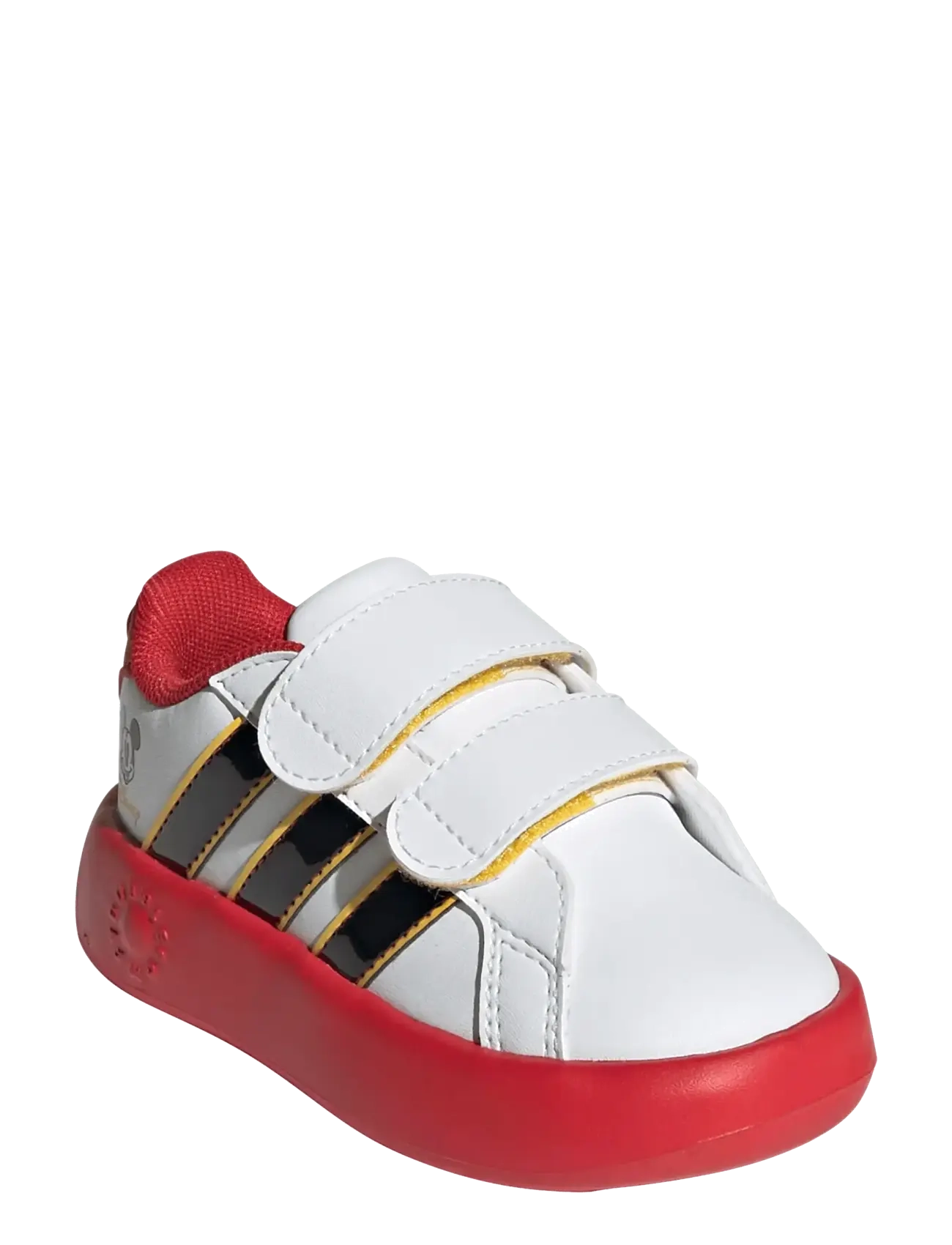 adidas Sportswear GRAND COURT MICKEY CF I - Jalanõud - FTWWHT/CBLACK/BOGOLD / white
