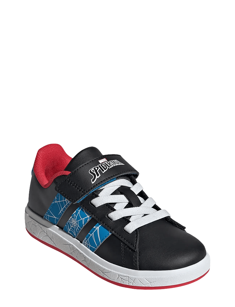 adidas Sportswear - GRAND COURT SPIDER-MAN EL K - lave sneakers - cblack/brblue/purrub - 1
