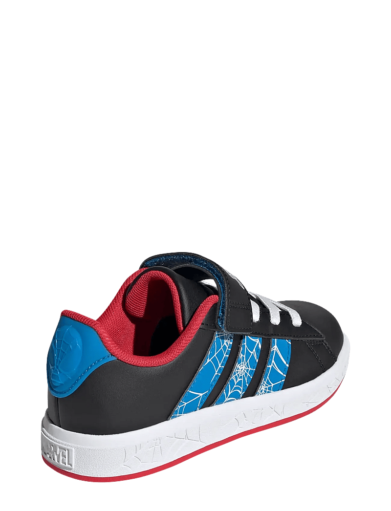 adidas Sportswear - GRAND COURT SPIDER-MAN EL K - lave sneakers - cblack/brblue/purrub - 4
