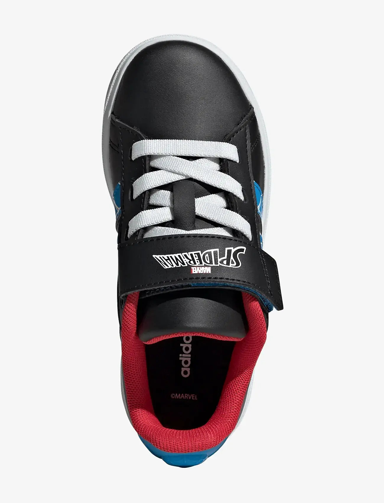adidas Sportswear - GRAND COURT SPIDER-MAN EL K - lave sneakers - cblack/brblue/purrub - 5