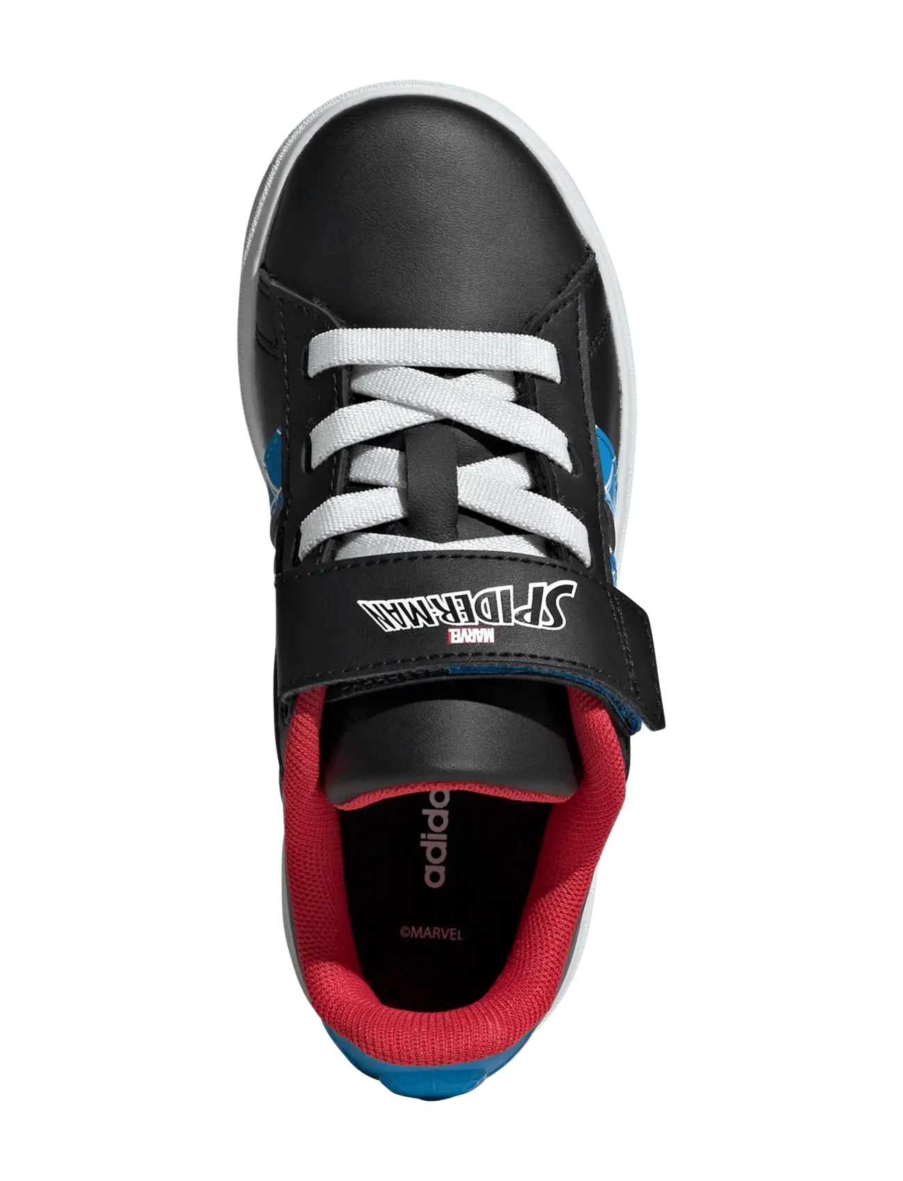 adidas Sportswear - GRAND COURT SPIDER-MAN EL K - lave sneakers - cblack/brblue/purrub - 5