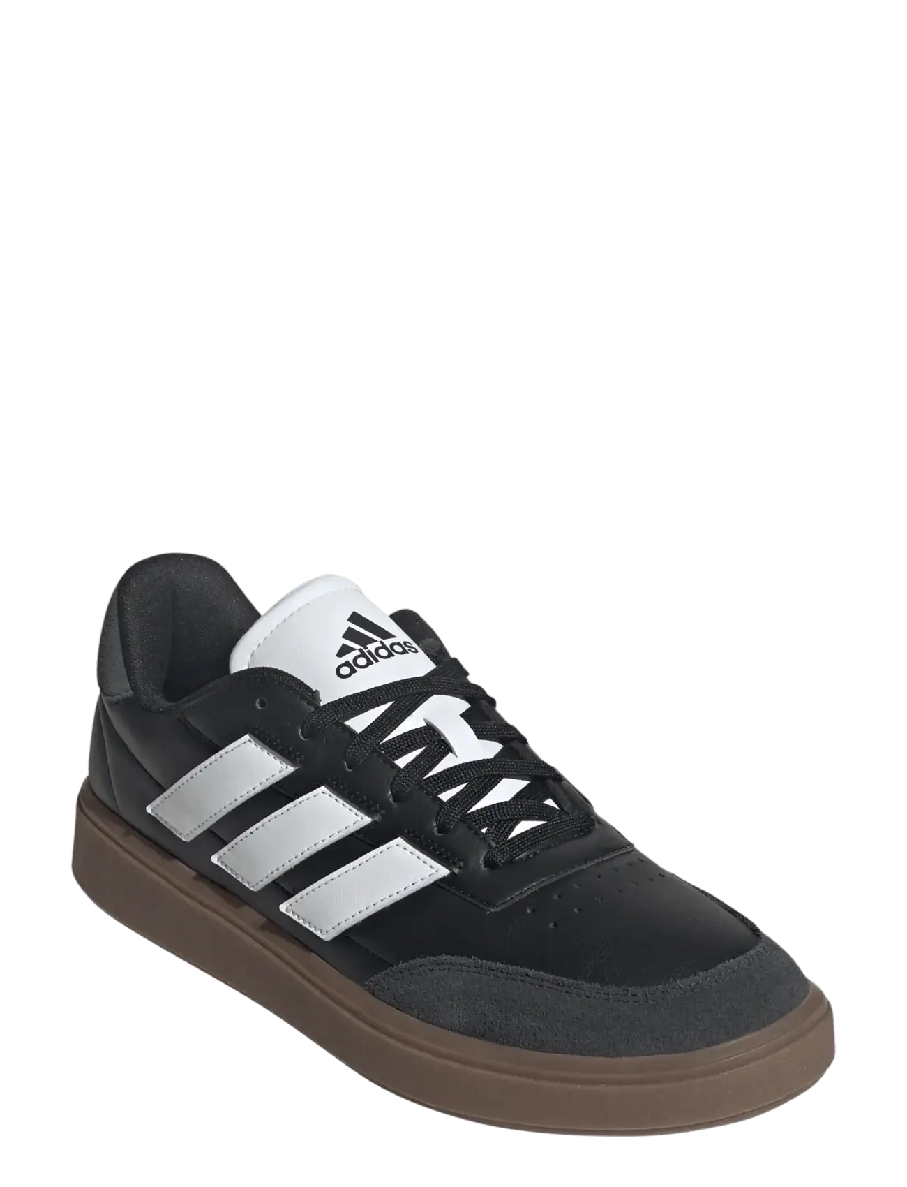 adidas Sportswear COURTBLOCK - Sneakers - CBLACK/FTWWHT/CARBON / black