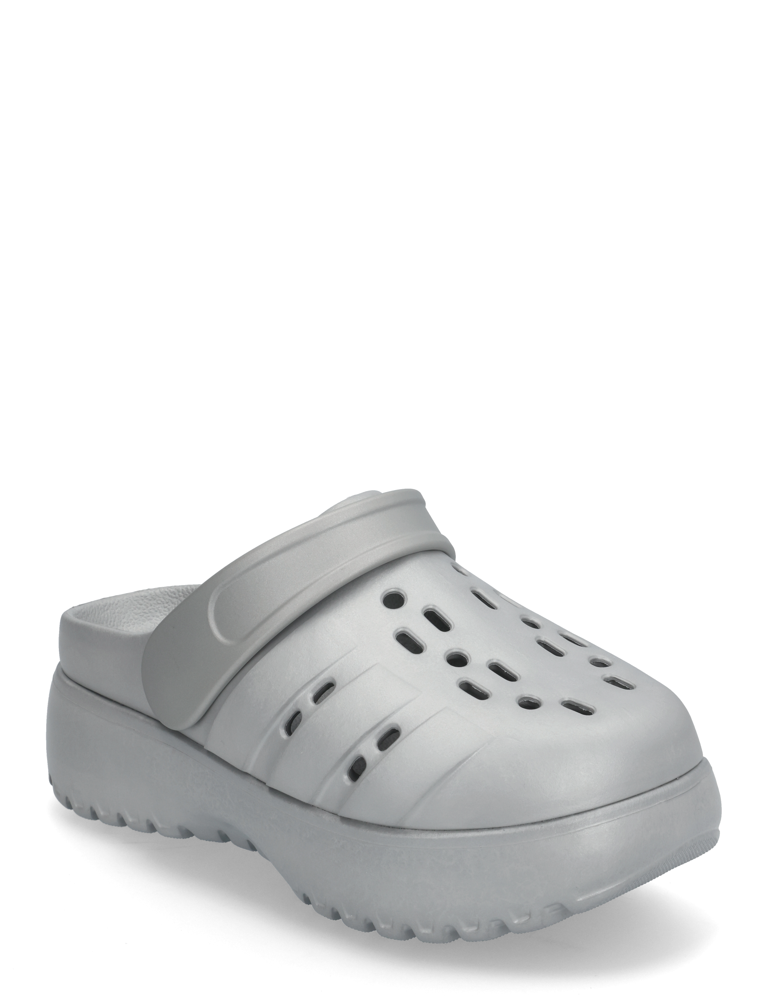 adidas Sportswear Adilette Clog Platform, Kvinder, Platform Clog, Sølv, Str: 42