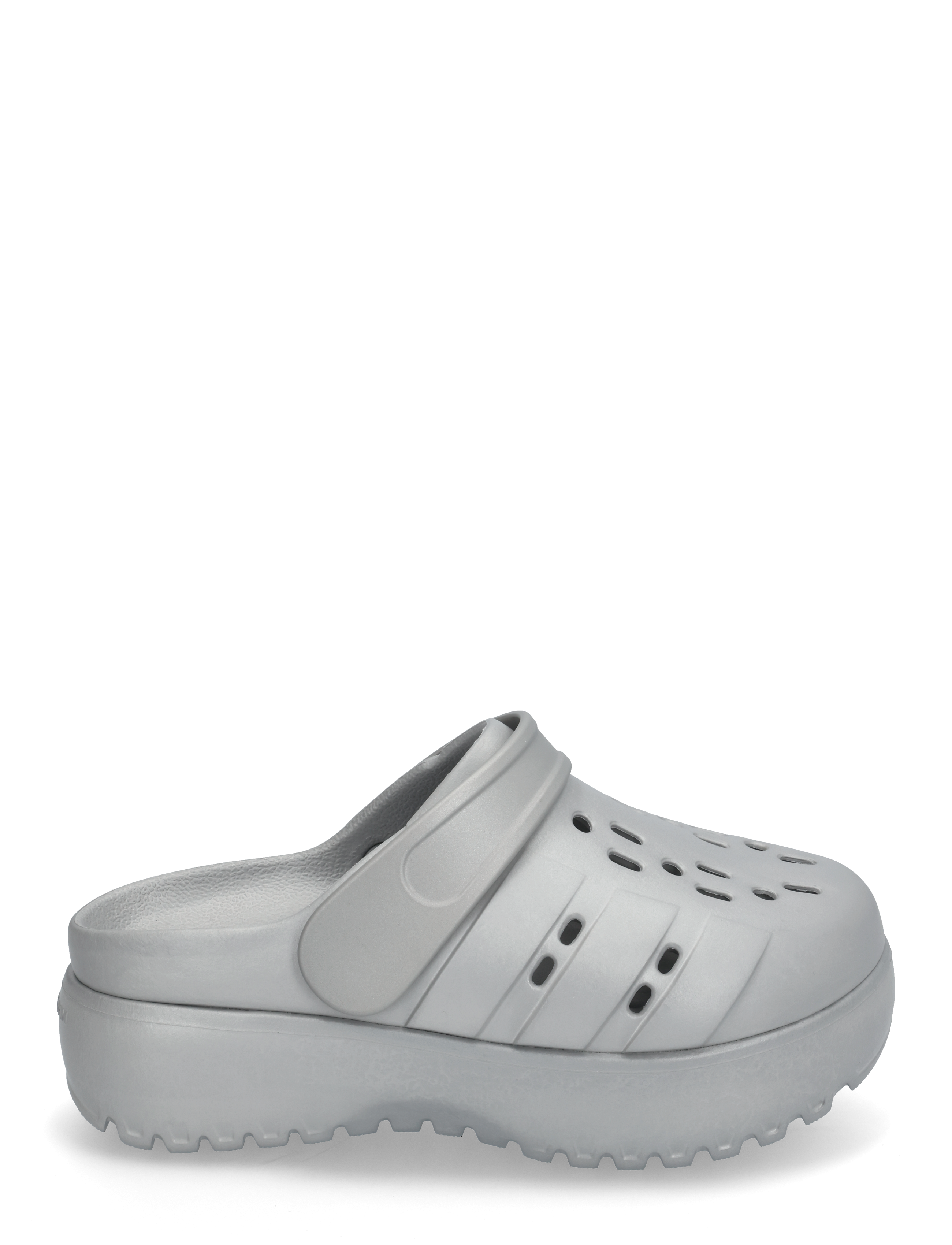adidas Sportswear - ADILETTE CLOG PLATFORM - uformelle sandaler - silvmt/silvmt/silvmt - 1