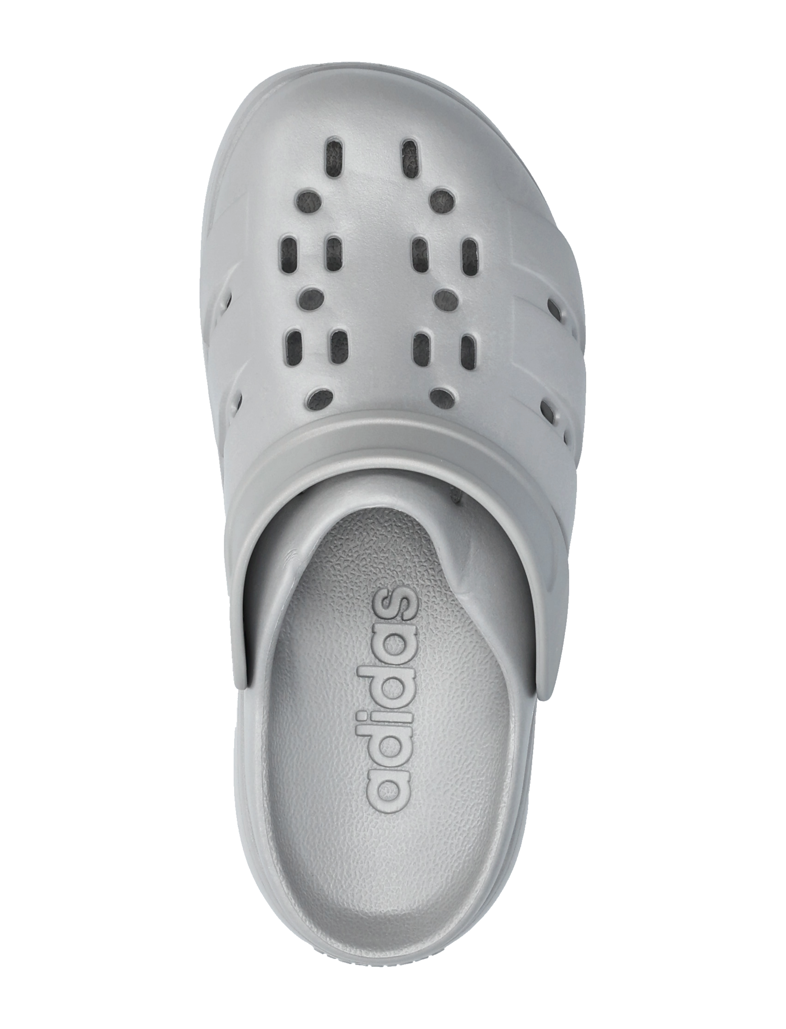 adidas Sportswear - ADILETTE CLOG PLATFORM - uformelle sandaler - silvmt/silvmt/silvmt - 3