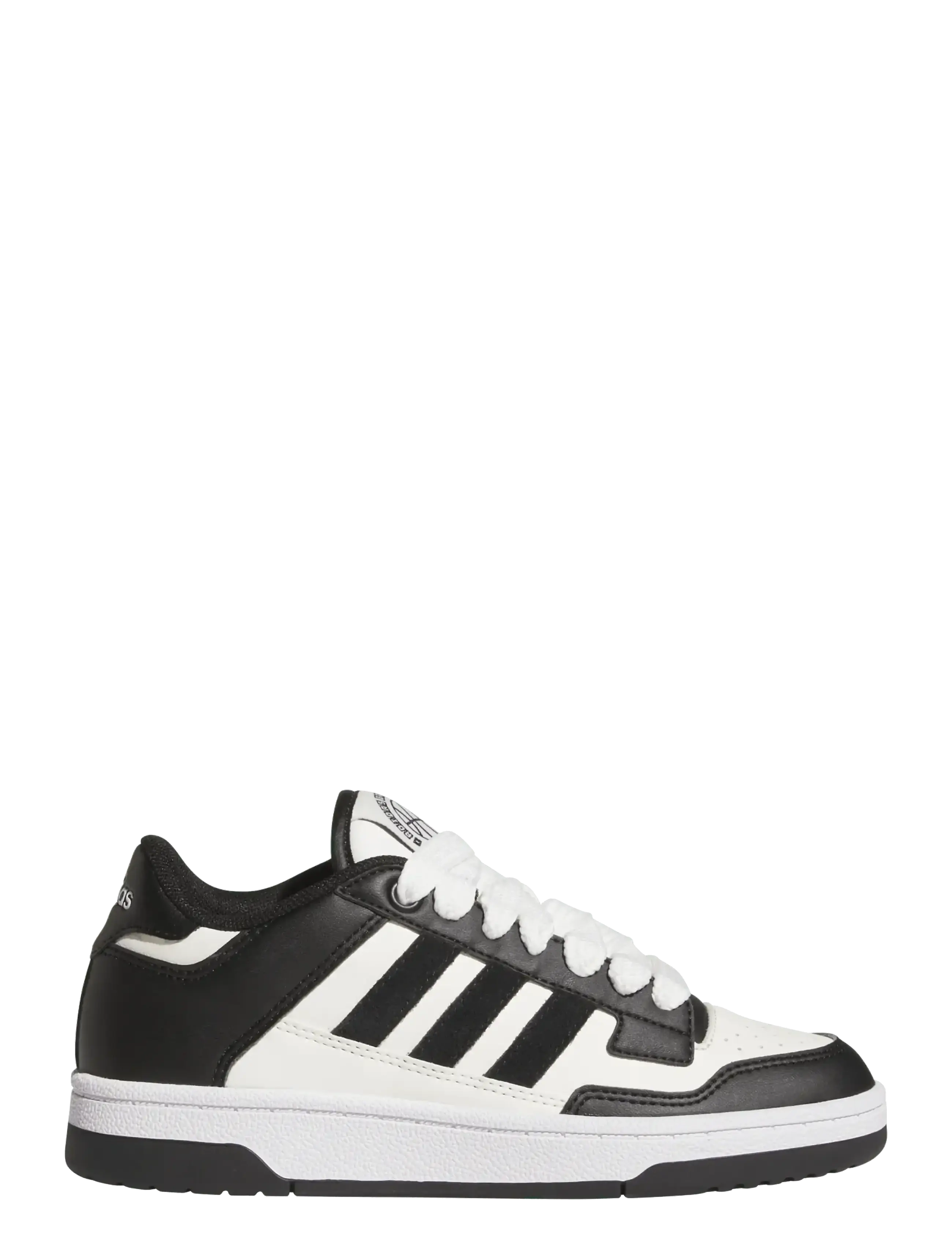 adidas Sportswear - RAPID COURT LOW J - lave sneakers - cblack/clowhi/ftwwht - 1