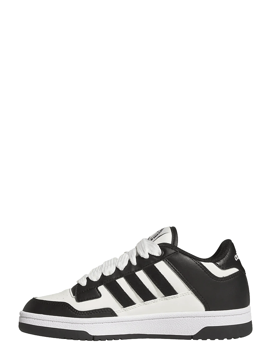 adidas Sportswear - RAPID COURT LOW J - lave sneakers - cblack/clowhi/ftwwht - 2