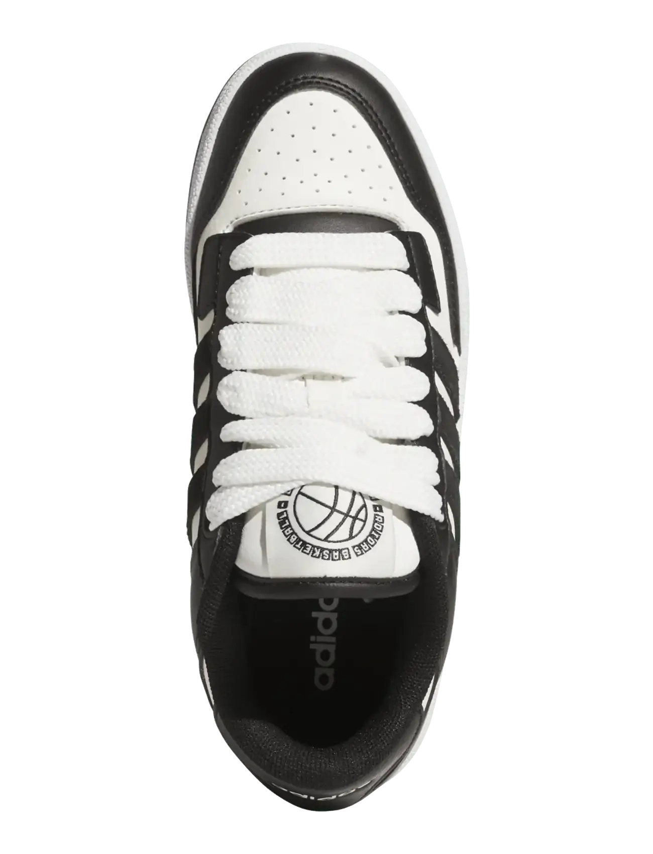 adidas Sportswear - RAPID COURT LOW J - lave sneakers - cblack/clowhi/ftwwht - 4