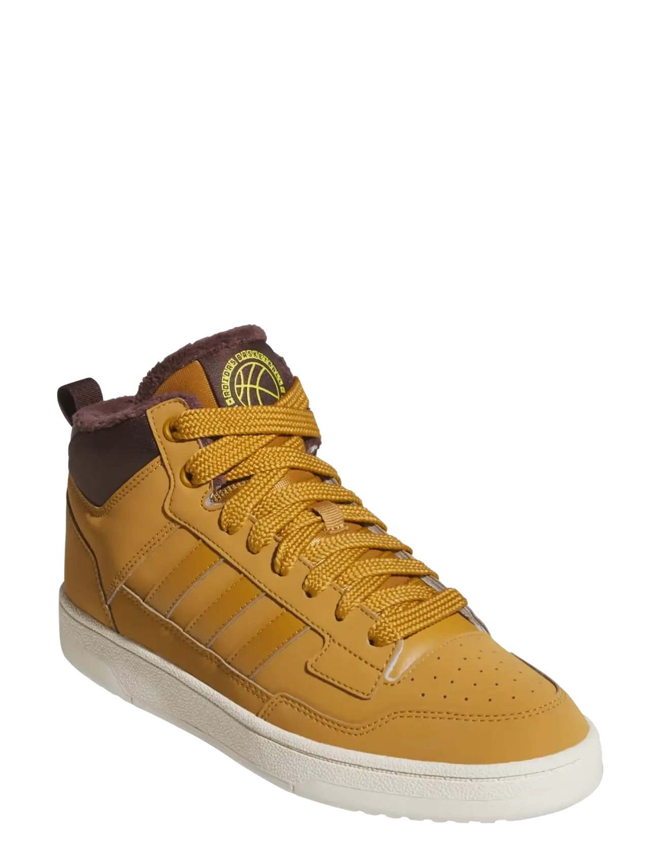 adidas Sportswear RAPID COURT MID WINTERIZED - Hoher Schnitt - SUPCOL/SHABRN/OWHITE / brown