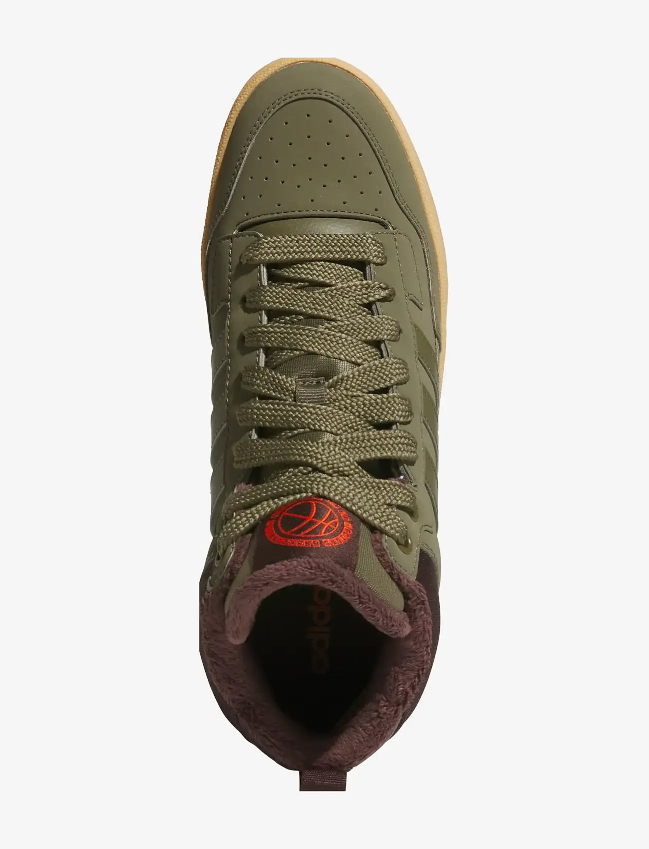 adidas Sportswear - RAPID COURT MID WINTERIZED - höga sneakers - olistr/shabrn/gum3 - 4