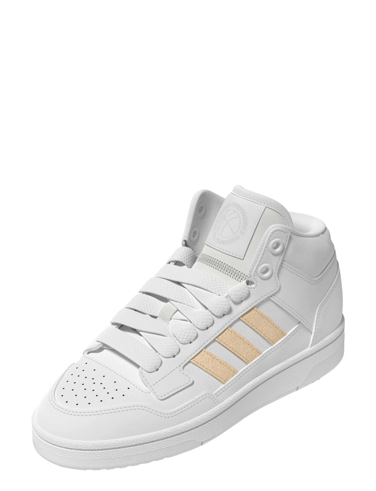adidas Sportswear RAPID COURT MID J - Höga sneakers - FTWWHT/CWHITE/FTWWHT / white