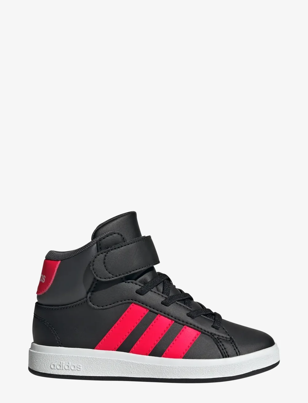 adidas Sportswear - GRAND COURT MID K - låga sneakers - cblack/lucred/gresix - 1