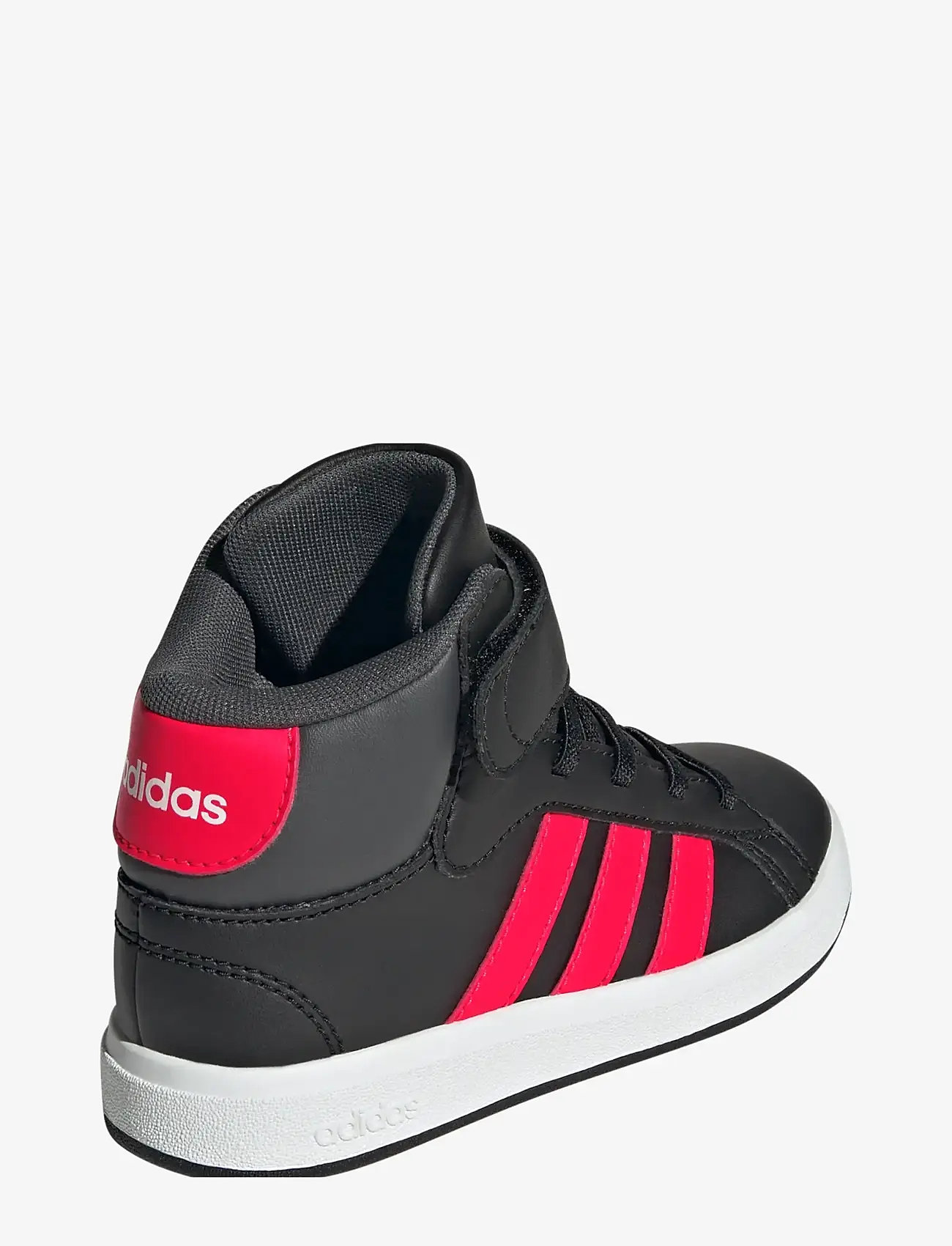 adidas Sportswear - GRAND COURT MID K - låga sneakers - cblack/lucred/gresix - 3