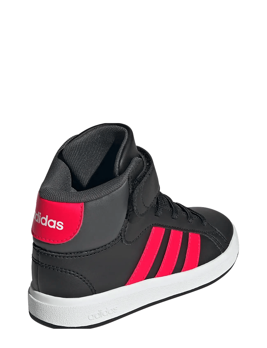 adidas Sportswear - GRAND COURT MID K - baskets basses - cblack/lucred/gresix - 3