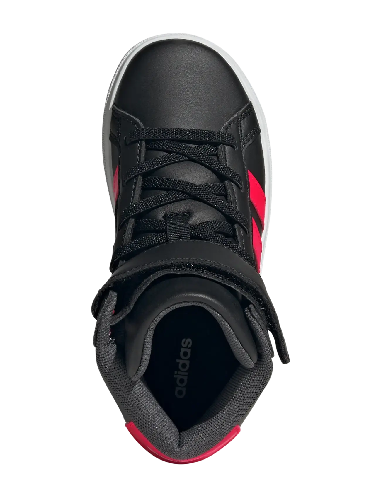 adidas Sportswear - GRAND COURT MID K - baskets basses - cblack/lucred/gresix - 4