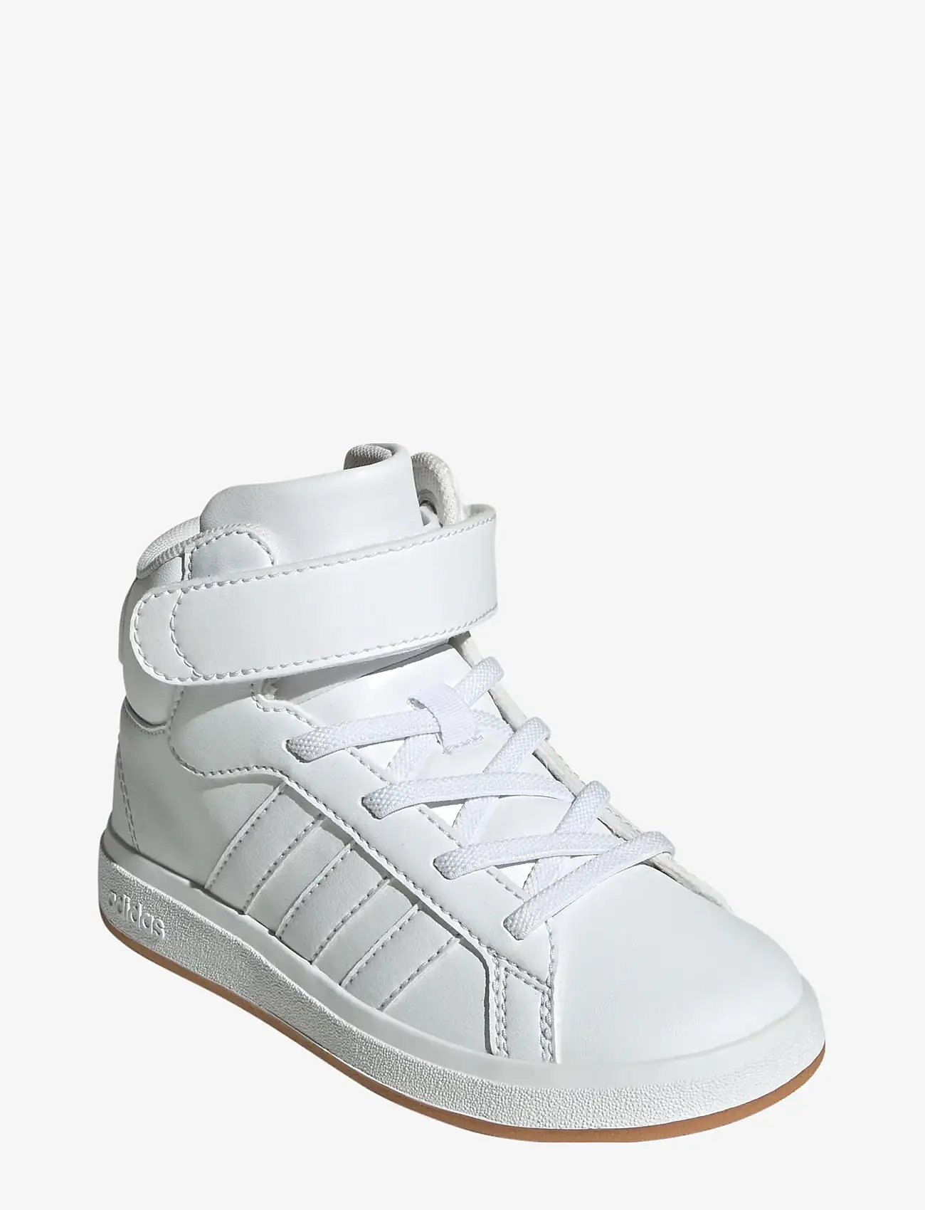 adidas Sportswear - GRAND COURT MID K - niedriger schnitt - ftwwht/ftwwht/greone - 0