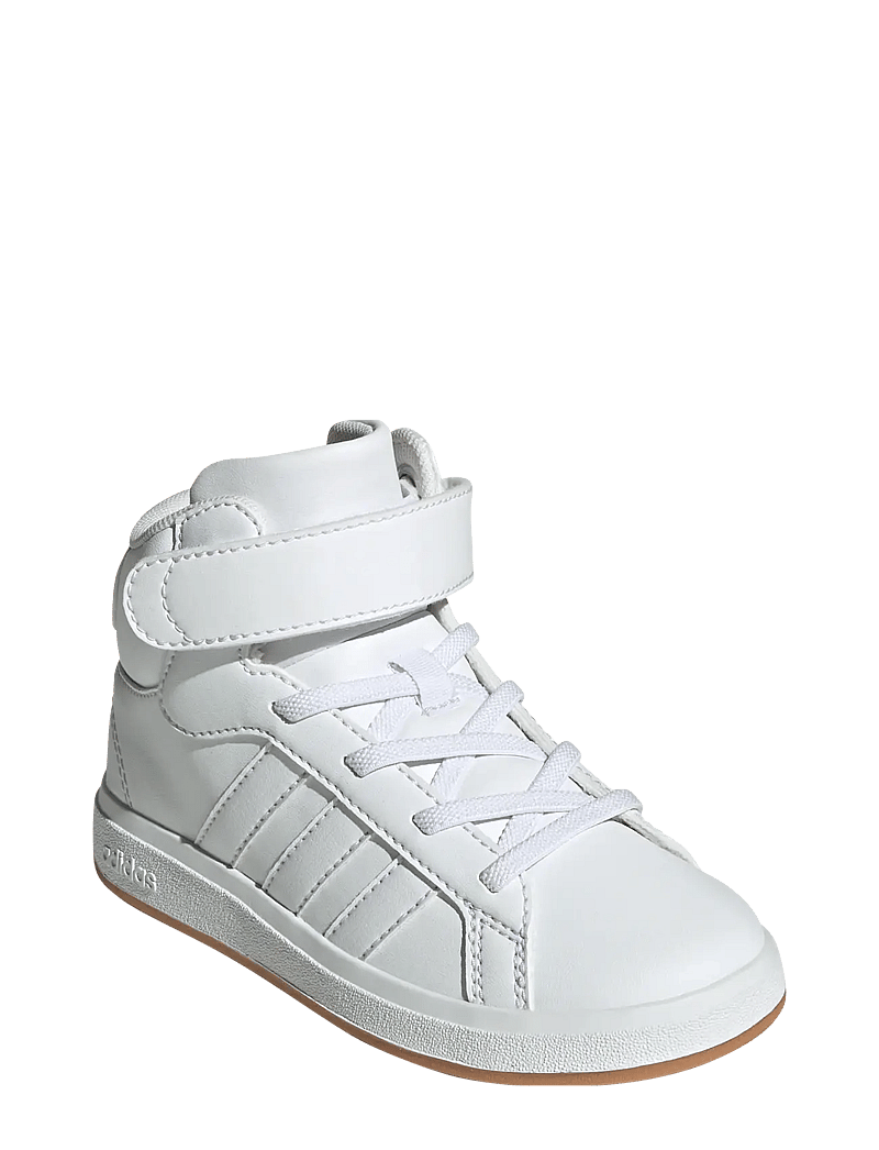 adidas Sportswear - GRAND COURT MID K - niedriger schnitt - ftwwht/ftwwht/greone - 0