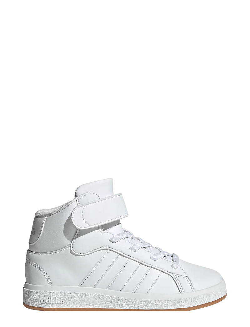 adidas Sportswear - GRAND COURT MID K - låga sneakers - ftwwht/ftwwht/greone - 1