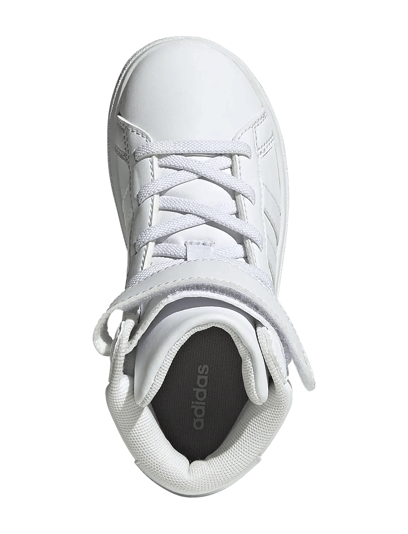 adidas Sportswear - GRAND COURT MID K - niedriger schnitt - ftwwht/ftwwht/greone - 4