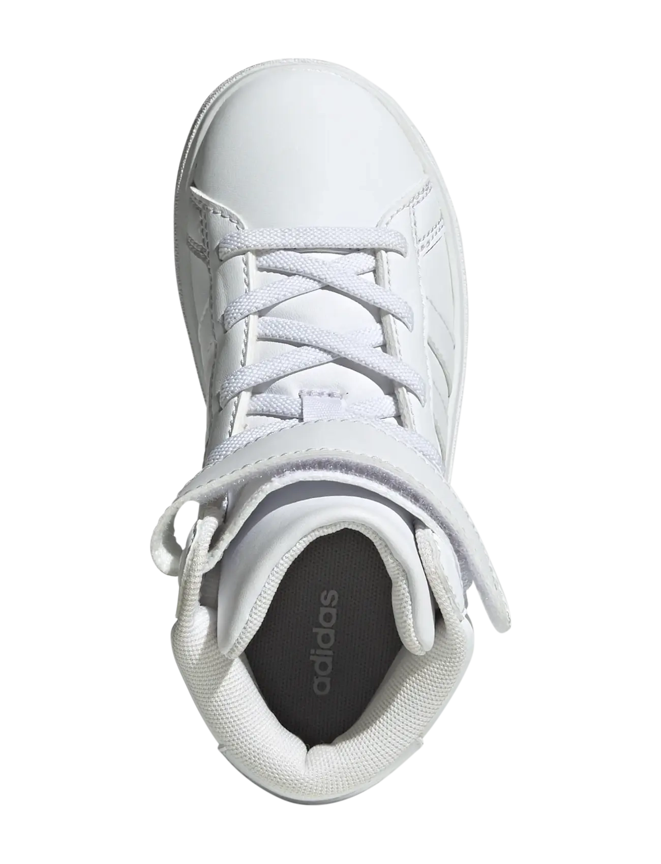 adidas Sportswear - GRAND COURT MID K - høje sneakers - ftwwht/ftwwht/greone - 4
