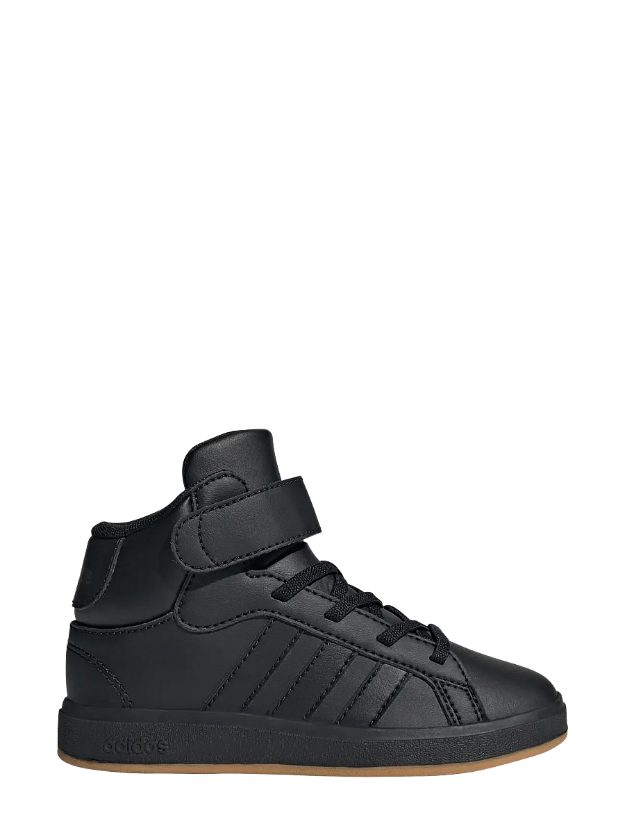 adidas Sportswear - GRAND COURT MID K - niedriger schnitt - cblack/cblack/gresix - 1