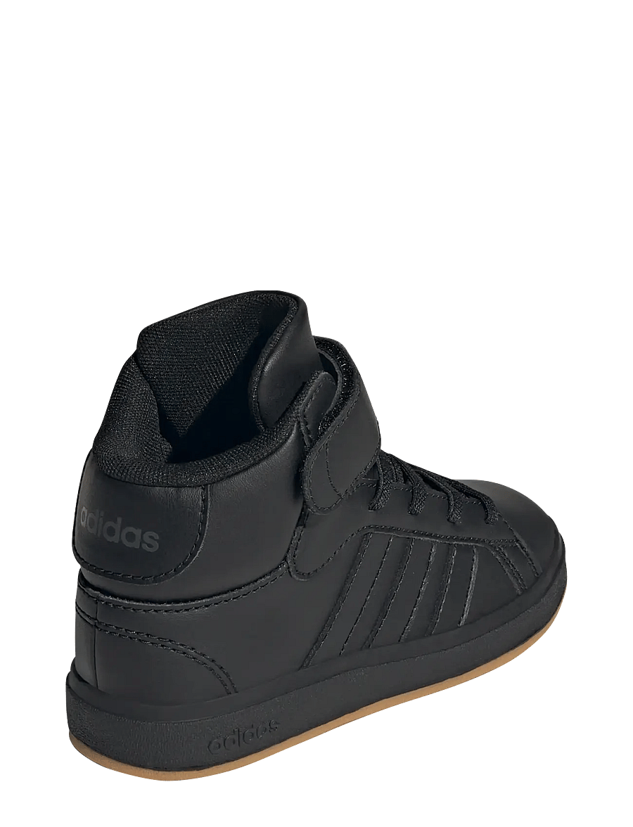 adidas Sportswear - GRAND COURT MID K - niedriger schnitt - cblack/cblack/gresix - 3