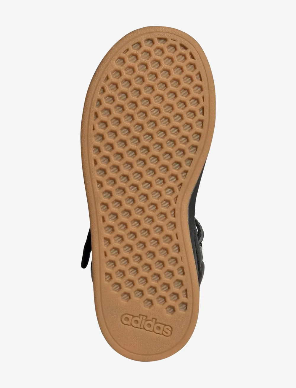 adidas Sportswear - GRAND COURT MID K - låga sneakers - cblack/cblack/gresix - 5