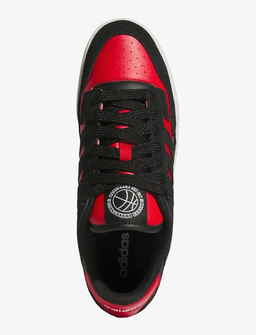 adidas Sportswear - RAPID COURT LOW - lave sneakers - cblack/colred/cwhite - 4