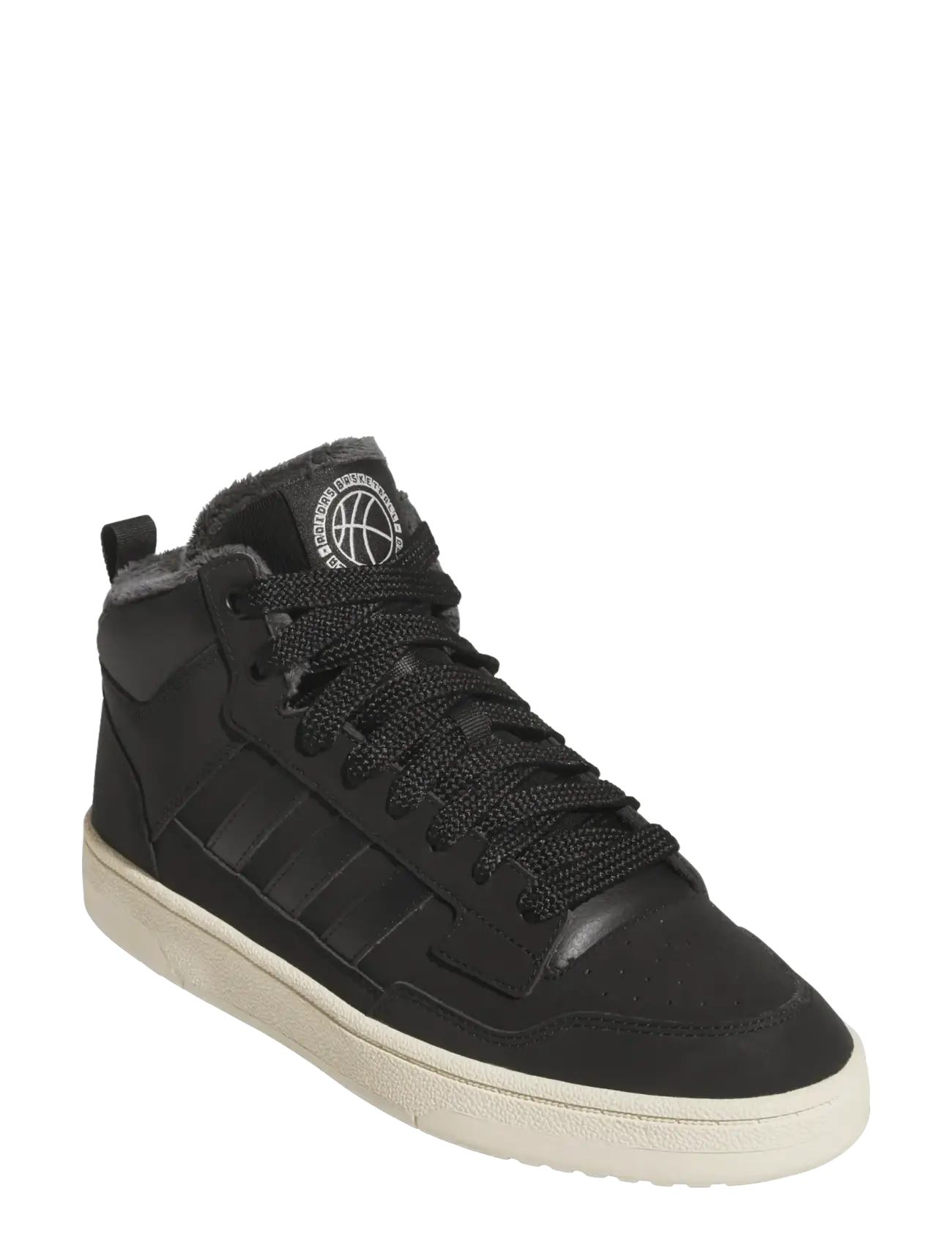 adidas Sportswear RAPID COURT MID WINTERIZED - Vintersko - CBLACK/CARBON/CREWHT / black